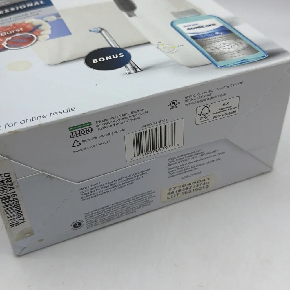 Philips Sonicare AirFloss Pro HX8382/13 Teeth Flosser Air & Microdroplet NEW